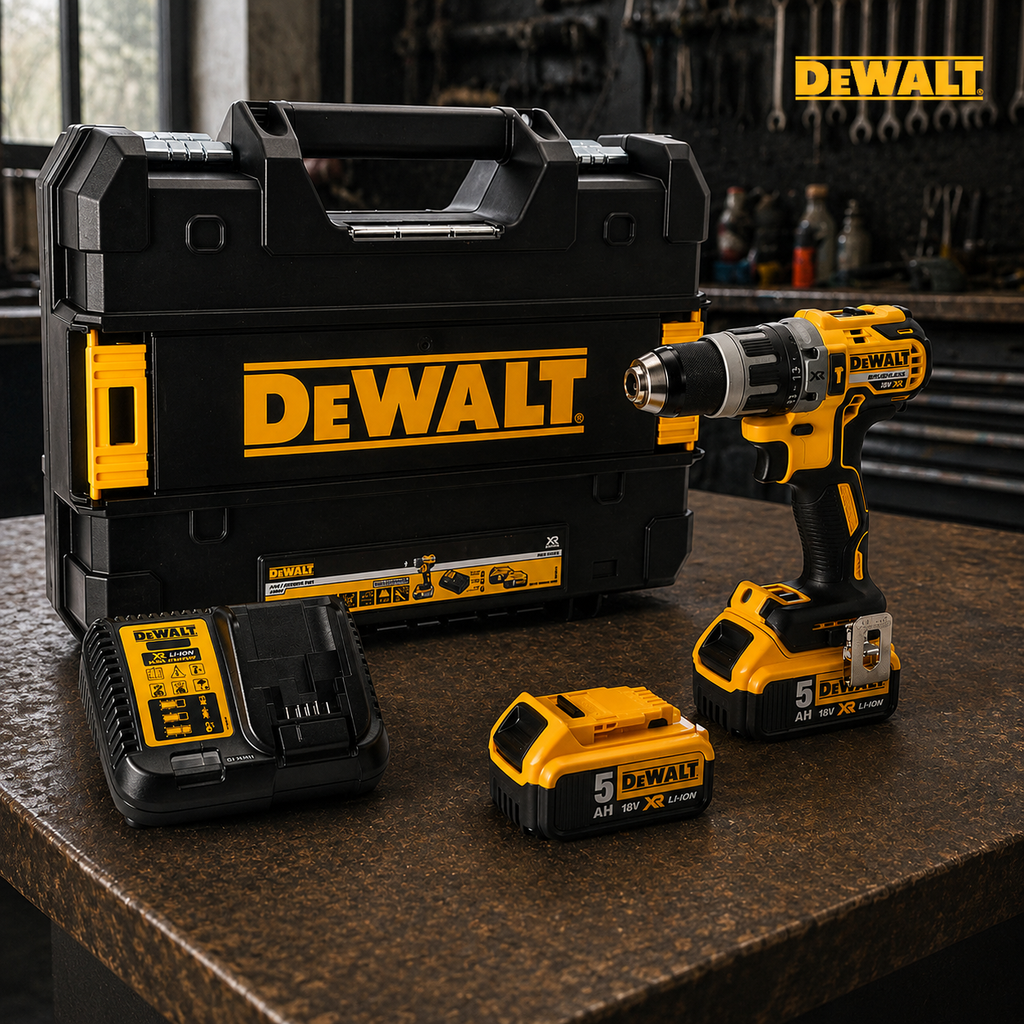 Δραπανοκατσάβιδο DeWalt - DCD996P2 Brushless X2 Μπαταρίες XR Li-ion Και Δώρο Βαλίτσα Με Εξαρτήματα