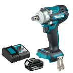 Makita Μπουλονόκλειδο Brushless - DWE285RTJ x2 Μπαταρίες 6Ah Με Υποδοχή 1/2