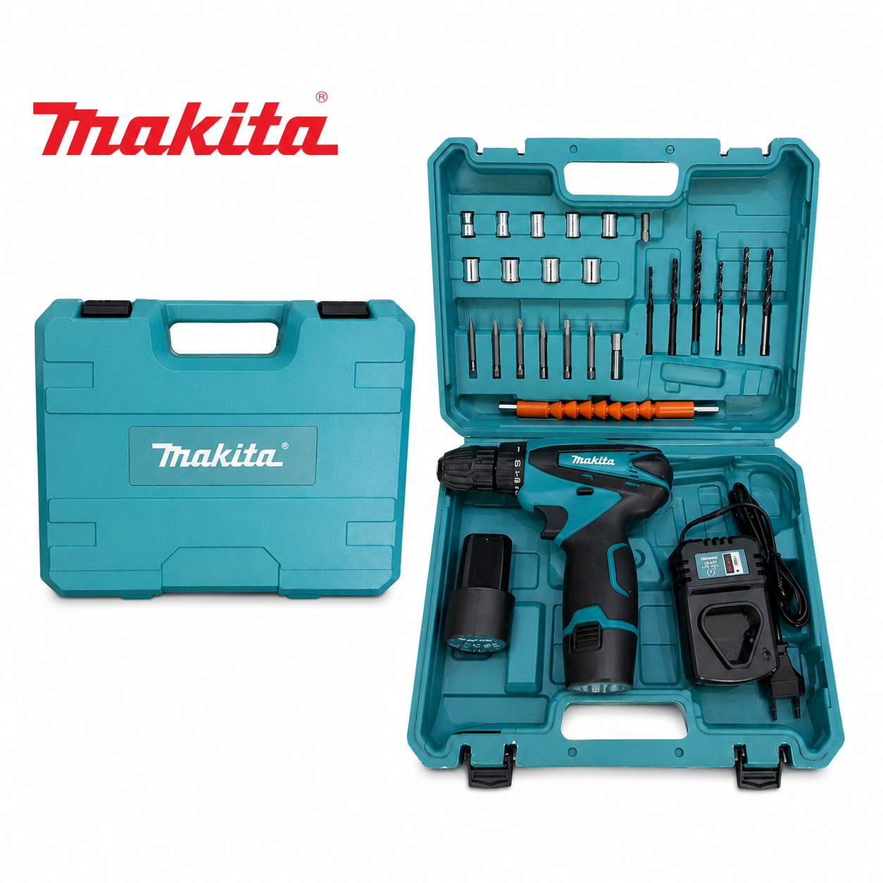 Δραπανοκατσάβιδο Makita - HP330DWE Με x2 Μπαταρίες