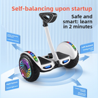 Επαγγελματικό Hoverboard 10'' με Τιμόνι και LED φωτισμό 350W Motor Αυτονομία και bluetooth
