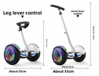 Επαγγελματικό Hoverboard 10'' με Τιμόνι και LED φωτισμό 350W Motor Αυτονομία και bluetooth
