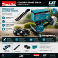 Φινιριστής Μπορντούρας 2-1 Makita -  DUM604RTX 16cm Με X2 Μπαταρίες 6.0Ah Li-Ion & Φορτιστή