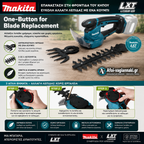 Φινιριστής Μπορντούρας 2-1 Makita -  DUM604RTX 16cm Με X2 Μπαταρίες 6.0Ah Li-Ion & Φορτιστή