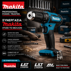 Makita Δραπανοκατσάβιδο - HP333ZR x2 Μπαταρίες Με Δώρο Κασετίνα Εργαλείων