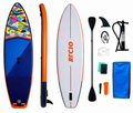 Σανίδα SURF SUP RYCLO Φουσκωτή Με ΔΙΠΛΟ Κουπί, Αξεσουάρ και Σακίδιο Μεταφοράς 320x81x15cm