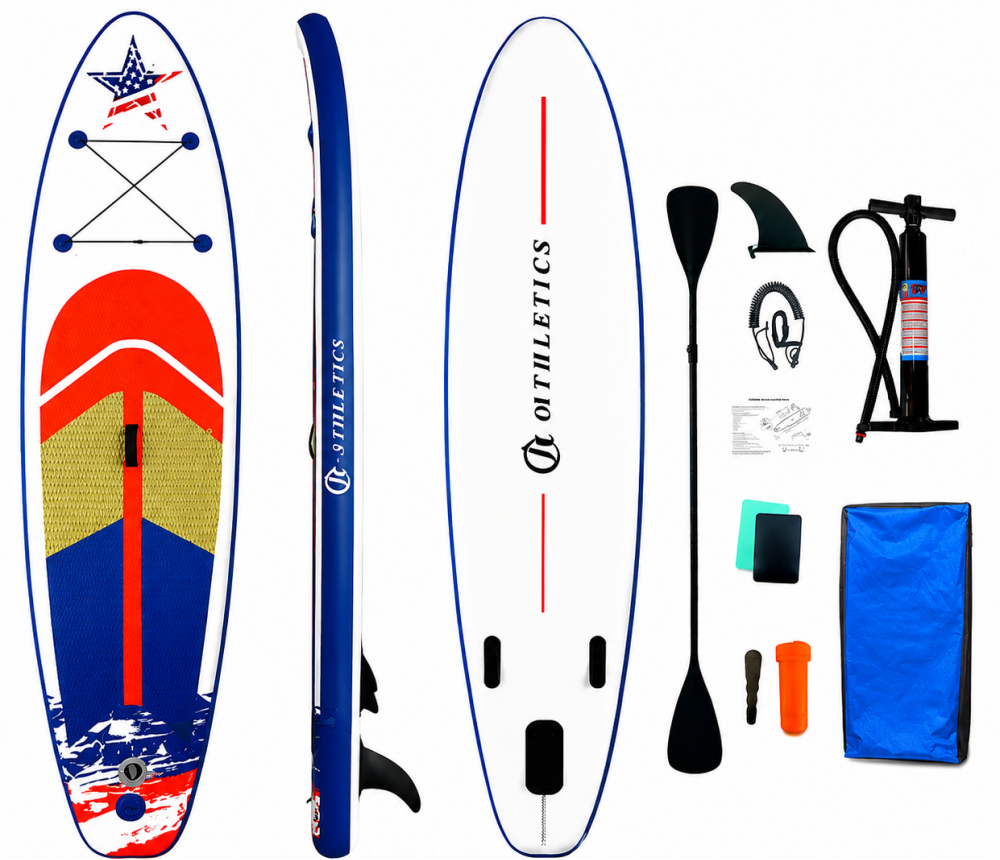 Σανίδα SURF SUP Φουσκωτή Με ΔΙΠΛΟ Κουπί, Αξεσουάρ και Σακίδιο Μεταφοράς 320x81x15cm