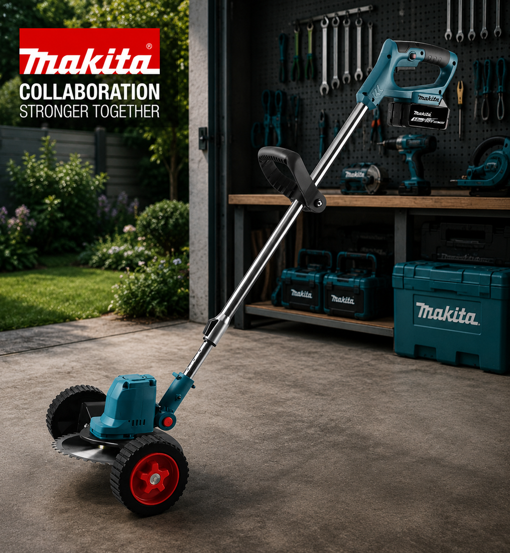 Makita Χορτοκοπτικό UR100DSAP x2 Μπαταρίες Τηλεσκοπικό Με Δίσκο Και Φτερά