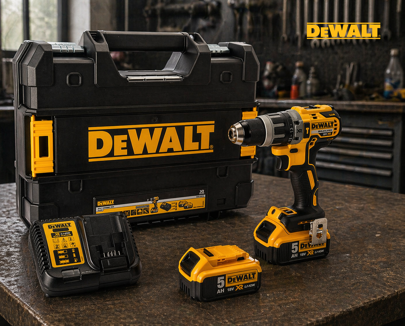 Δραπανοκατσάβιδο DeWalt - DCD996P2 Brushless X2 Μπαταρίες XR 6.0Ah Li-ion