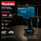Φυσητήρας Mini - Makita Με Χ2 Μπαταρίες Li-ion Και Βαλιτσάκι Μεταφοράς