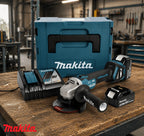 Γωνιακός Τροχός Μπαταρίας Makita - DGA454RMJ Με X2 Μπαταρίες 6Ah Li-ion