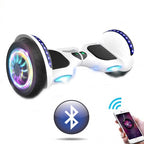 Hoverboard 10'' με αποσπώμενο Τιμόνι και Φωτιζόμενες Ρόδες με 3 Ταχύτητες έως 12km/h