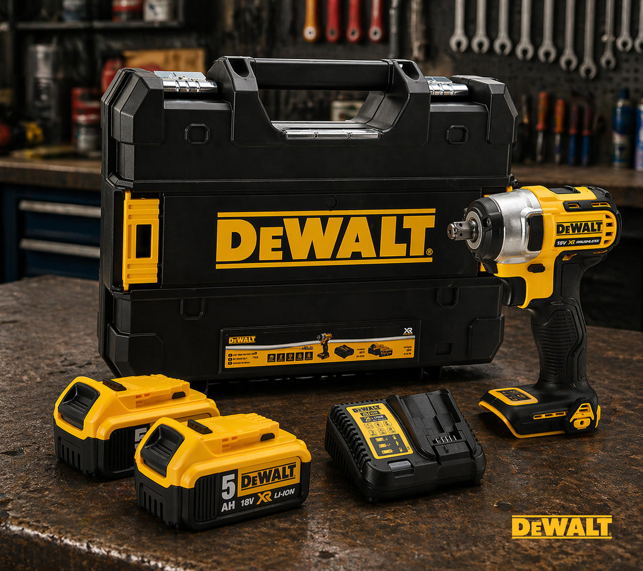 Μπουλονόκλειδο Μπαταρίας DeWALT - DCF880M2-QW XR X2 Μπαταρίες 6.0Ah Li-ion